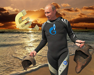 Putin and Euro remnants