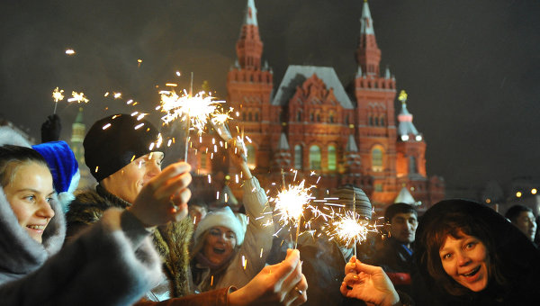 NY celebrations in Russia