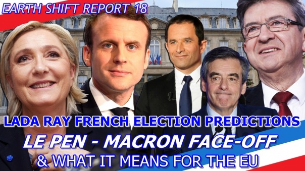 BANNER French election Le Pen Macron