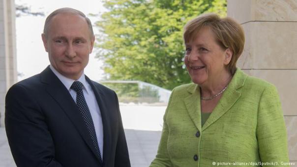 Putin Merkel Sochi May 2 2017