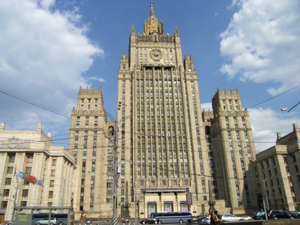 Russian foreign ministry bldg in Moscow