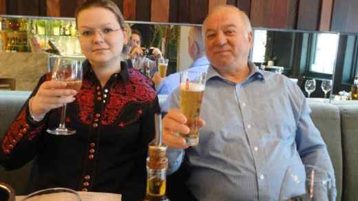 Sergey Skripal UK spy poisoning scandal with daugher Yulia